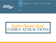 Tablet Screenshot of floridaattractions.com